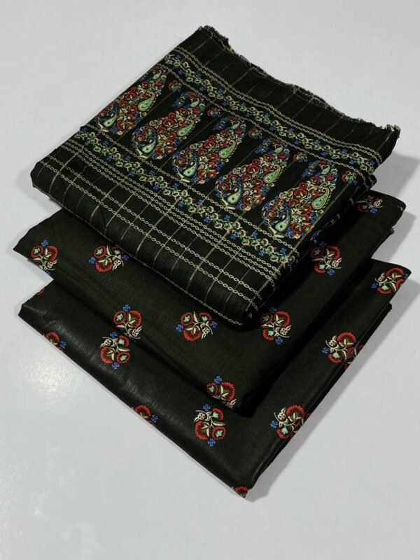 BIN SAEED KHADDAR ZARI DUPATTA