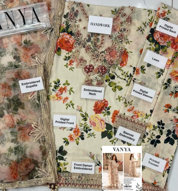 ☆VANYA☆ LAWN ORGANZA - Image 3