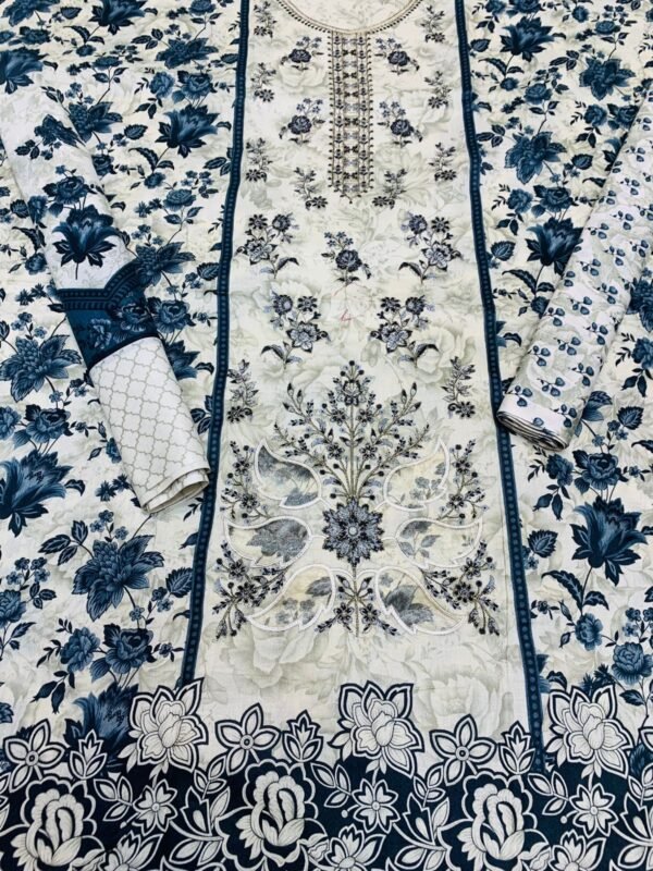 LAWN EMB. LAWN DUPATTA - Image 2