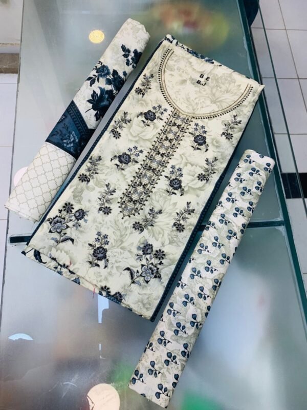 LAWN EMB. LAWN DUPATTA - Image 3