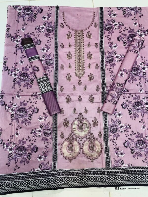 LAWN EMB. LAWN DUPATTA - Image 3